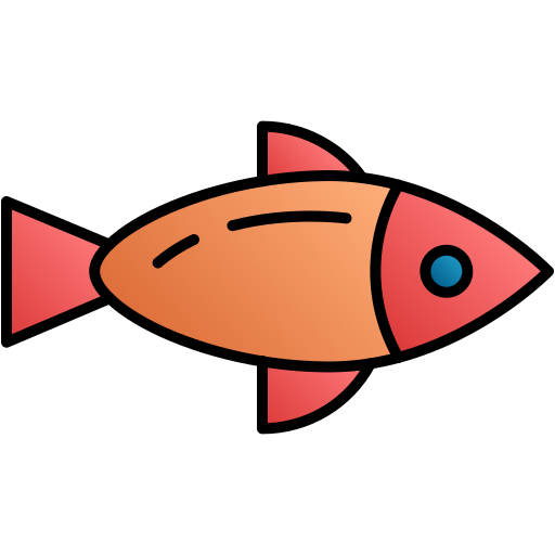 물고기 Generic gradient lineal-color icon
