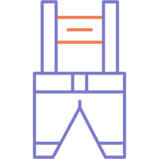 レーダーホーゼン Generic color outline icon