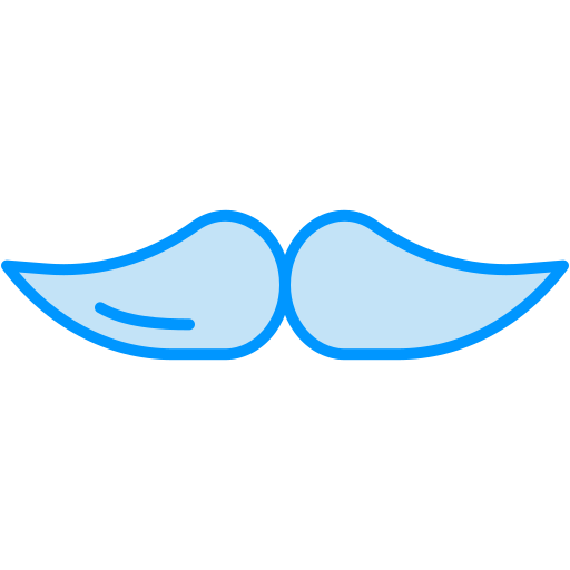 moustache Generic color lineal-color Icône