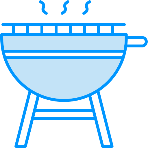 Barbacue Generic color lineal-color icon