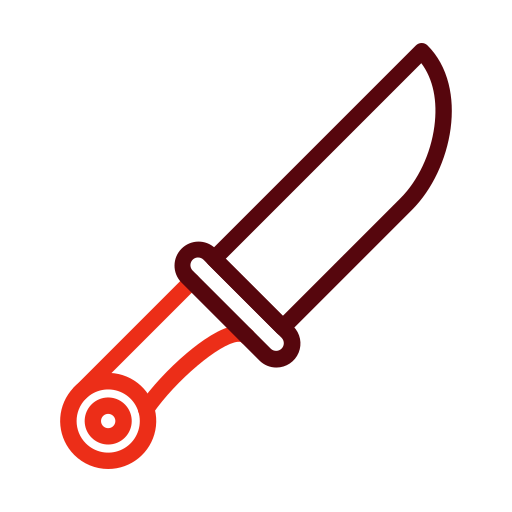 nóż Generic color outline ikona