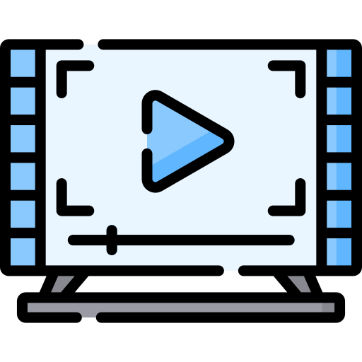 ビデオ Special Lineal color icon