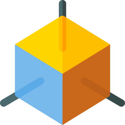 cubo Basic Rounded Flat icono