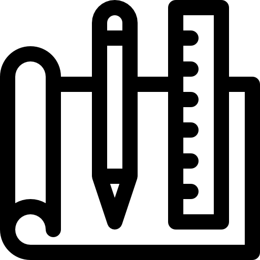 청사진 Basic Rounded Lineal icon