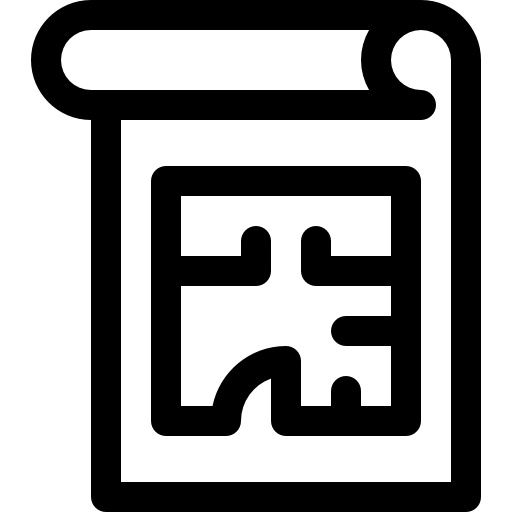 청사진 Basic Rounded Lineal icon