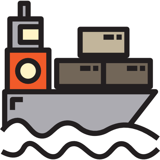 frachtschiff Phatplus Lineal Color icon