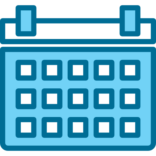 calendario Phatplus Blue icono