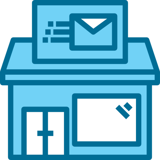 Post office Phatplus Blue icon