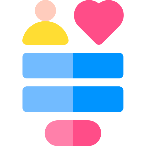 aplikacja randkowa Basic Rounded Flat ikona