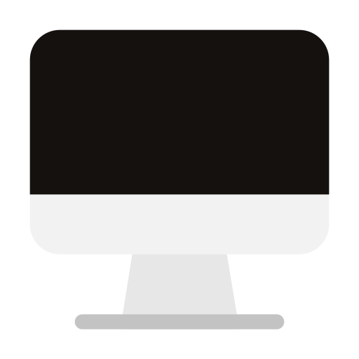 monitor Generic color fill icono