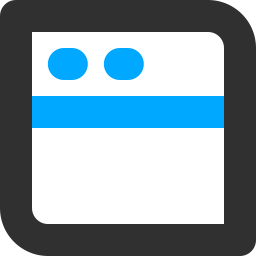 브라우저 창 Generic color outline icon