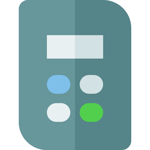 icono de calculadora Generic color fill icono