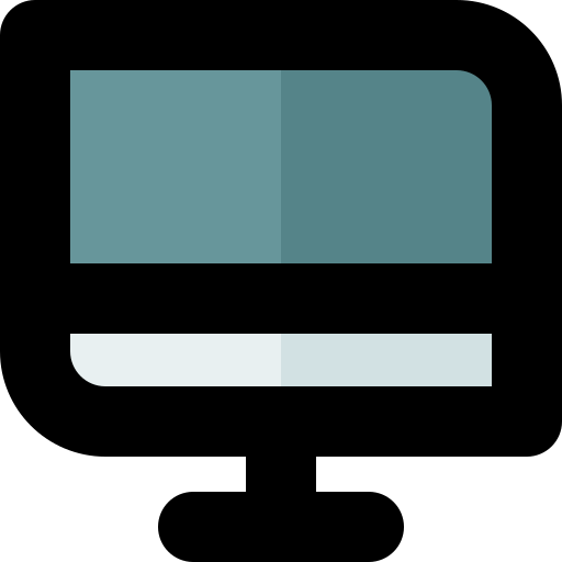 Экран монитора Generic color lineal-color иконка