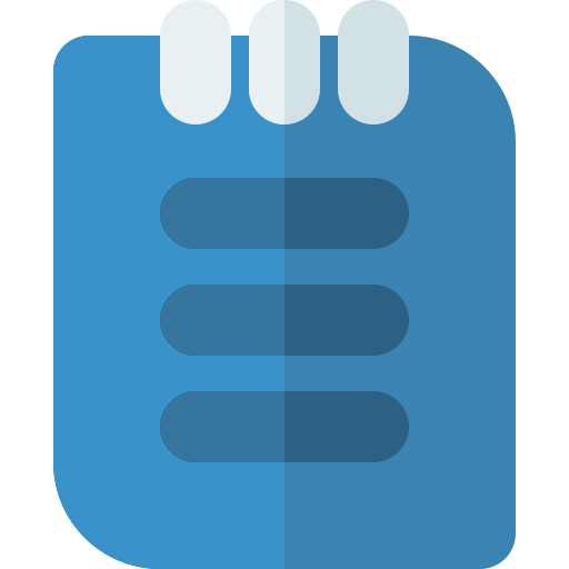 Notepads Generic color fill icon