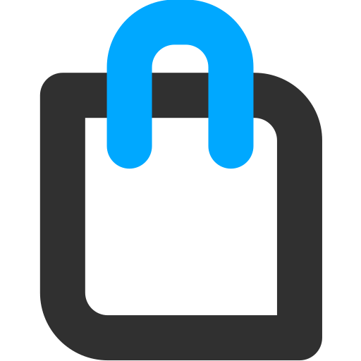icône de sac à provisions Generic color outline Icône