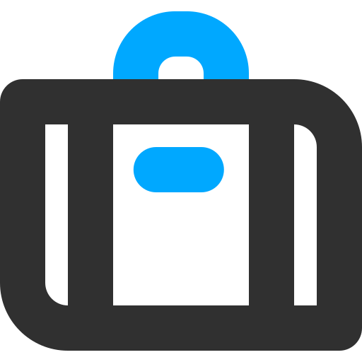 Suitcase icon Generic color outline icon