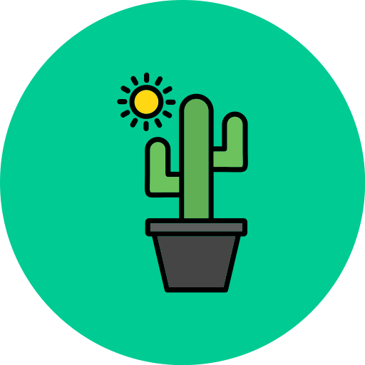 cactus Generic color lineal-color icona
