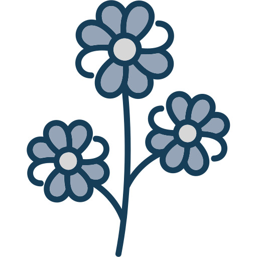 Flower Generic color lineal-color icon