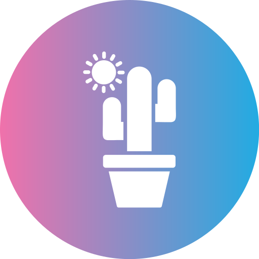 cactus Generic gradient fill icono