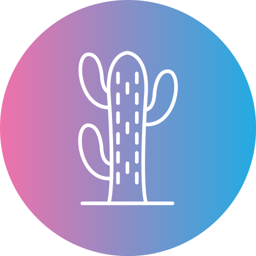 kaktusy Generic gradient fill ikona