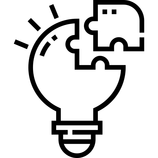 solution Detailed Straight Lineal Icône