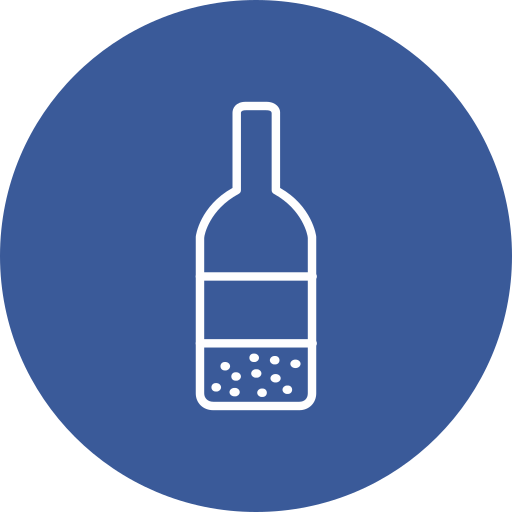 botella de vino Generic color fill icono