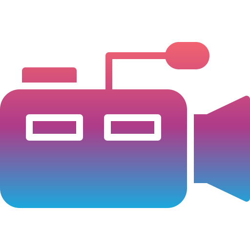 Video camera Generic gradient fill icon