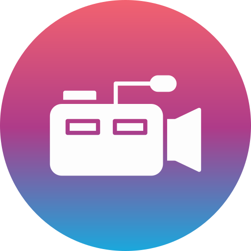 videokamera Generic gradient fill icon