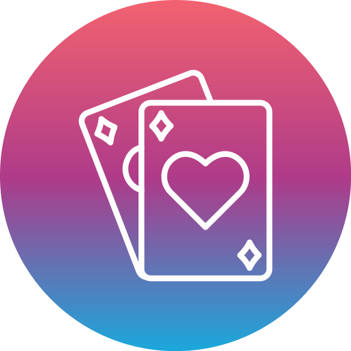 poker kaarten Generic gradient fill icoon