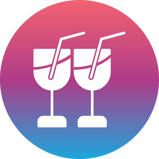 Wine glass Generic gradient fill icon