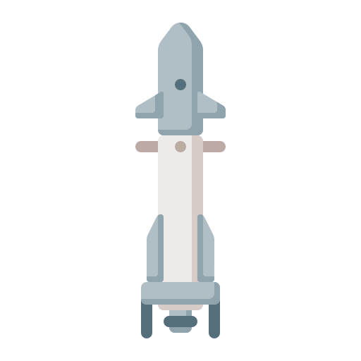 raket vliegdekschip Generic color fill icoon