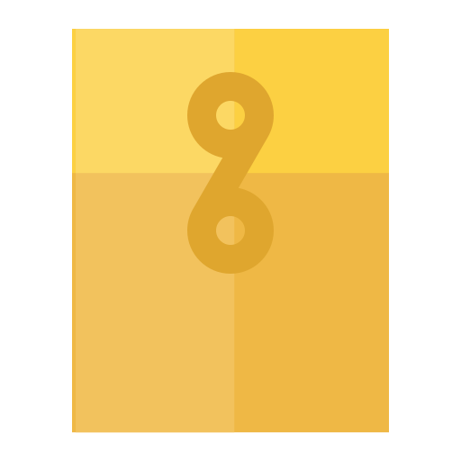 봉투 파일 Generic color fill icon