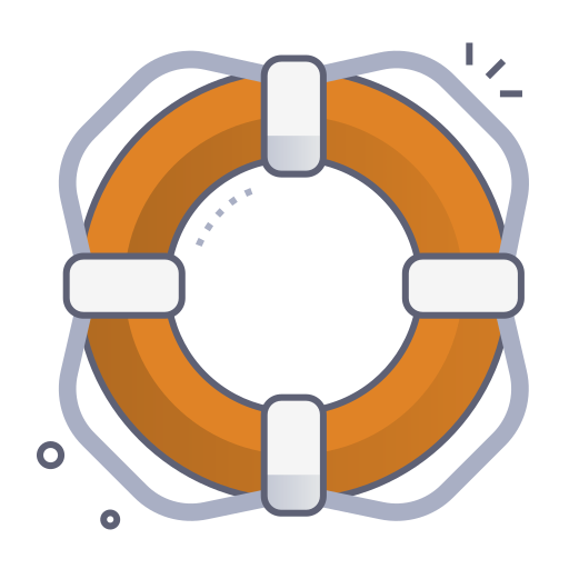Lifebuoy Generic gradient lineal-color icon