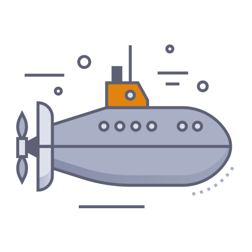 подводная лодка Generic gradient lineal-color иконка