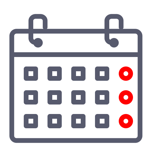 kalender Generic color outline icon