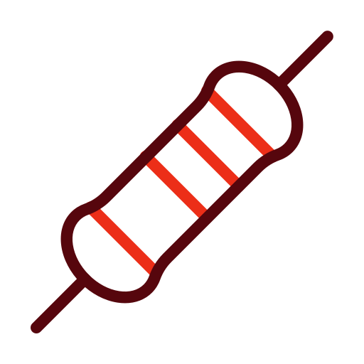 Resistor Generic color outline icon