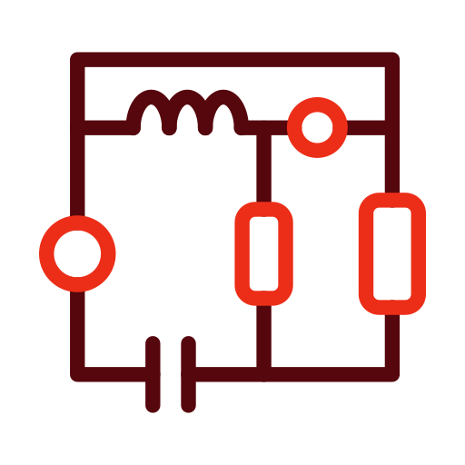Electronic circuit Generic color outline icon