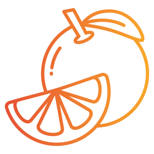 オレンジ Generic gradient outline icon