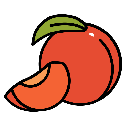 Peach Generic color lineal-color icon
