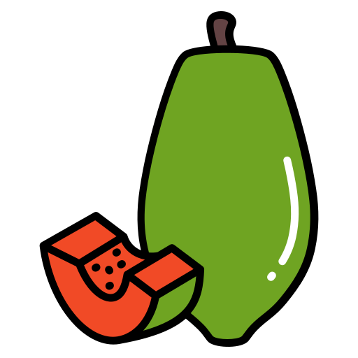 papaya Generic color lineal-color icono