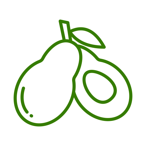 Avocado Generic color outline icon