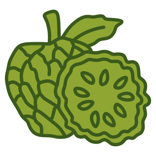 cherimoya Generic color lineal-color icoon