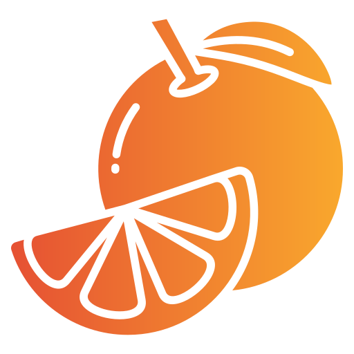 オレンジ Generic gradient fill icon