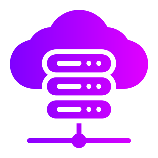 chmura obliczeniowa Generic gradient fill ikona