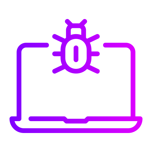 cyber attacke Generic gradient outline icon