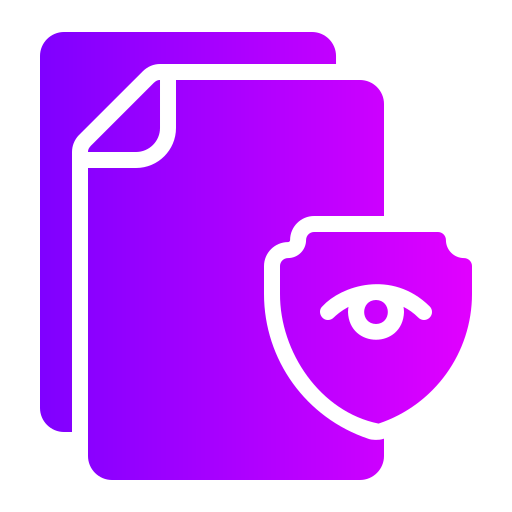 prywatność Generic gradient fill ikona
