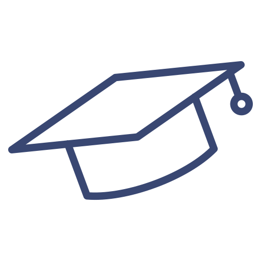 Graduate cap Generic color outline icon