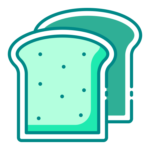 Bread Generic color lineal-color icon