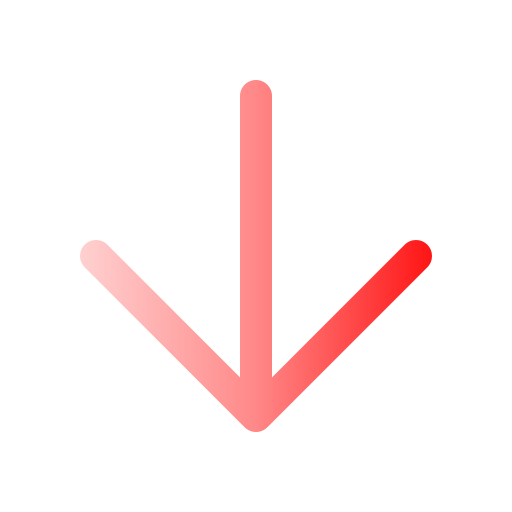 Down Generic gradient outline icon