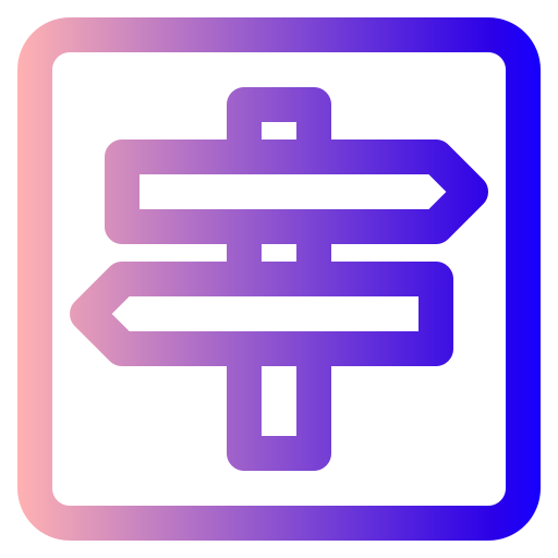 道路標識 Generic gradient outline icon